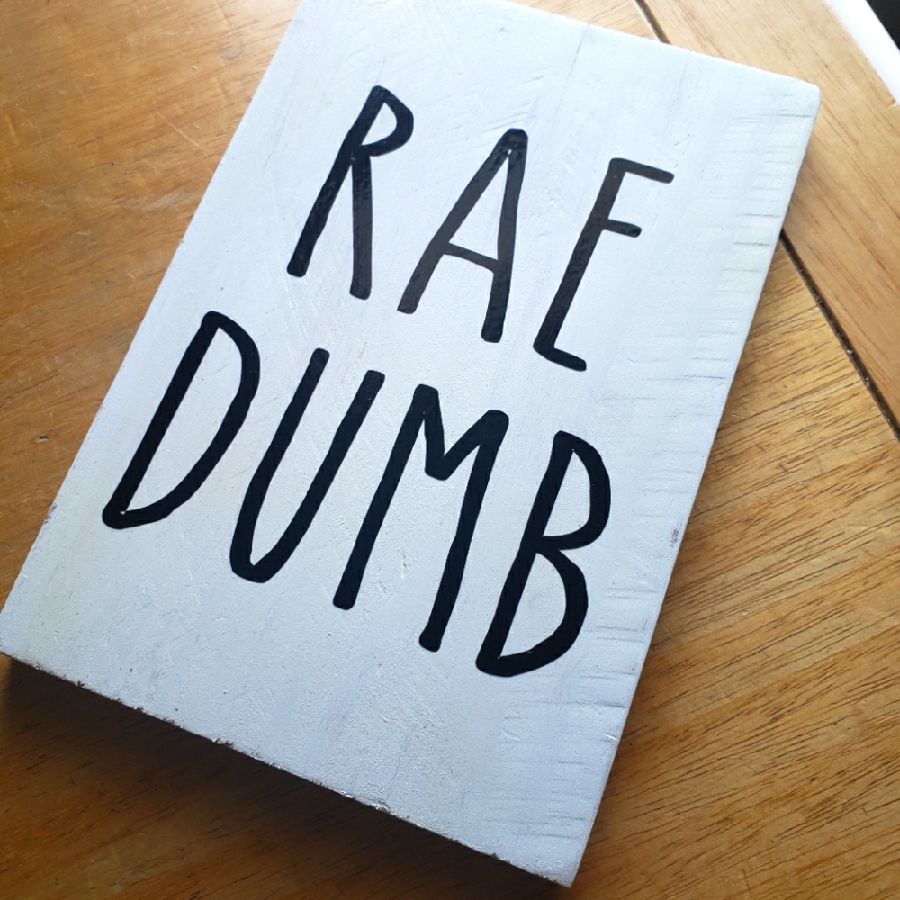Rae dunn inspired wood sign